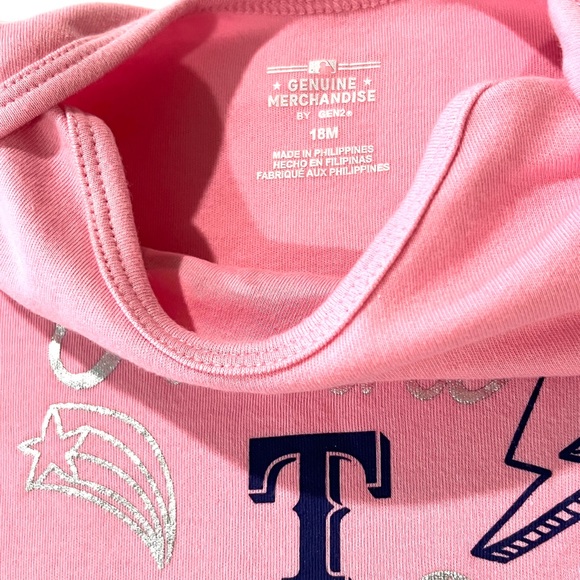 Baby Girl 18M Texas Rangers Runtastic 3-Pack Onsies Set - Picture 3 of 11